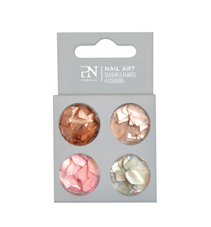 PN DECOR SEASHELL FLAKES - 4 COLOURS