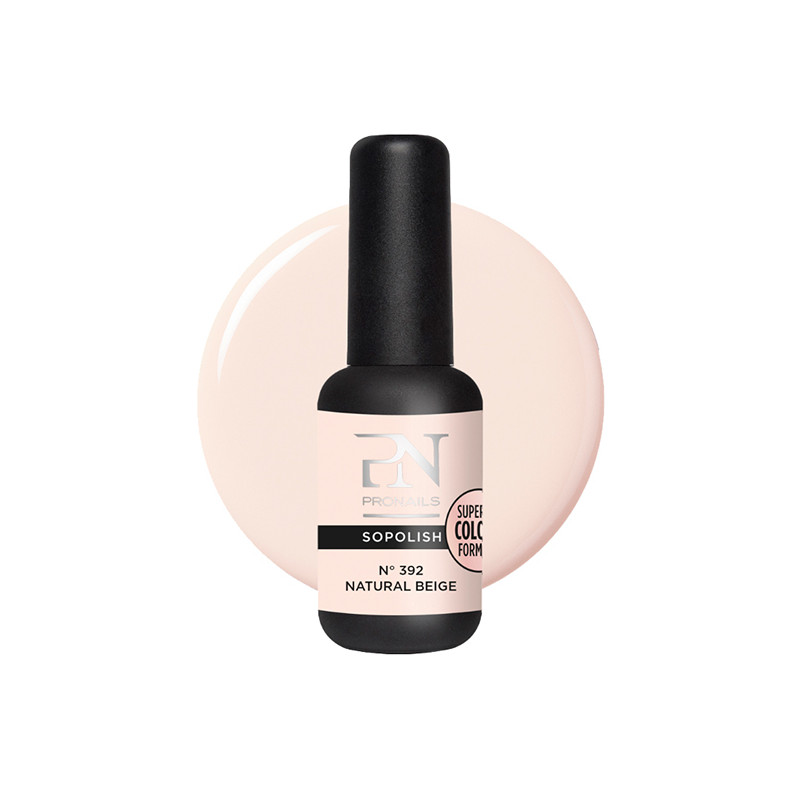 Vernis Semi-Permanent Sopolish N°392 Natural Beige ProNails 8ml Vernis Semi-Permanent Sopolish N°392 Natural Beige ProNails 8ml