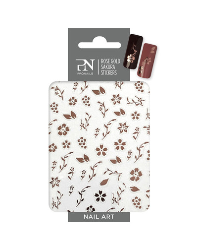 PN DECO STICKERS GOLD SAKURA 25