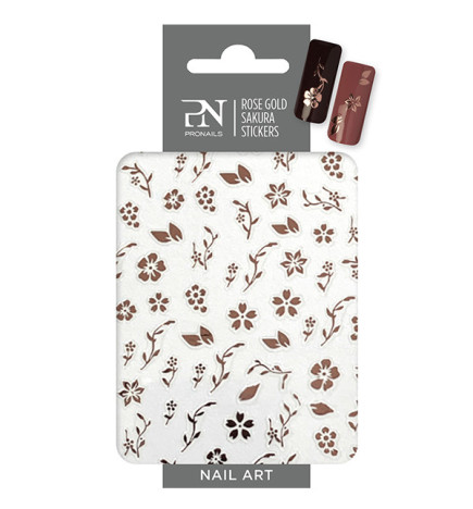 PN DECO STICKERS GOLD SAKURA 25