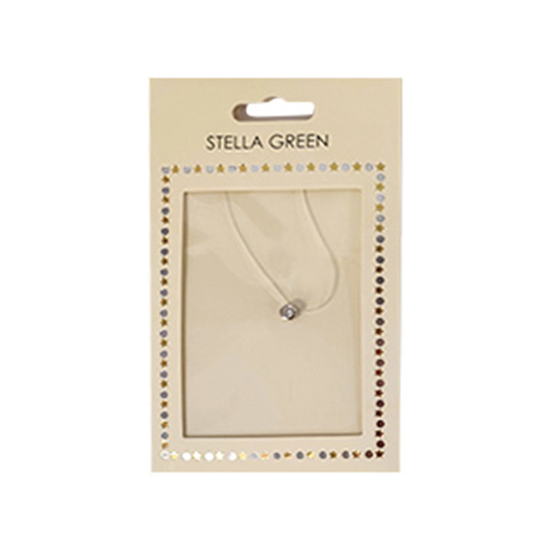 Collier fil de pêche Transparent Strass Doré x36 Collier fil de pêche Transparent Strass Doré x36