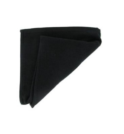 12 Serviettes JS 50cm x 75cm 320g/m² Noire