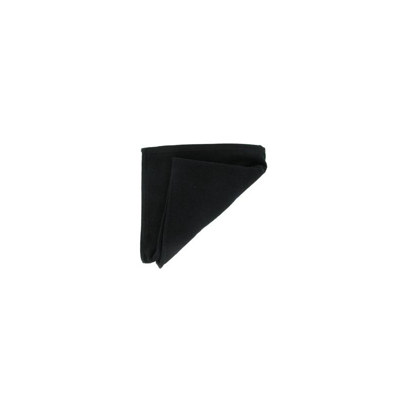 12 Serviettes JS 50cm x 75cm 320g/m² Noire