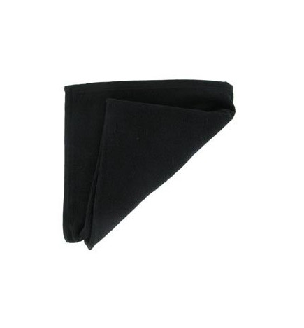 12 Serviettes JS 50cm x 75cm 320g/m² Noire