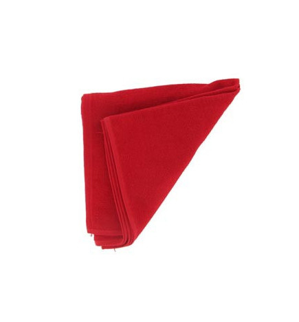 Serviettes JS 50cm x 75cm 320g/m² Rouge12pcs