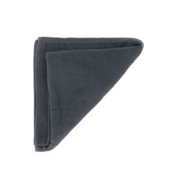 Serviettes JS 50cm x 75cm 320g/m² Gris Foncé 12 pcs