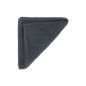 Serviettes JS 50cm x 75cm 320g/m² Gris Foncé 12 pcs
