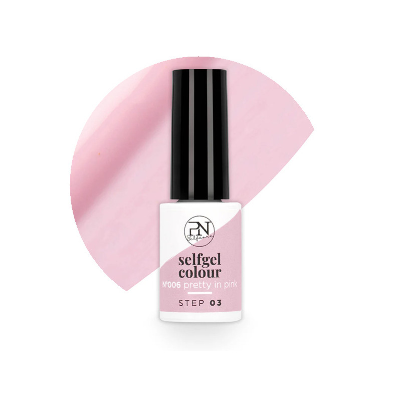 Vernis Semi-Permanent Selfgel 6 Pretty In Pink PN Selfcare 6ml Vernis Semi-Permanent Selfgel 6 Pretty In Pink PN Selfcare 6ml