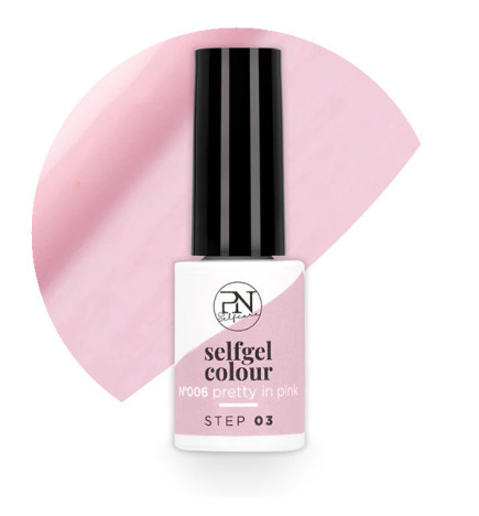 Vernis Semi-Permanent Selfgel 6 Pretty In Pink PN Selfcare 6ml