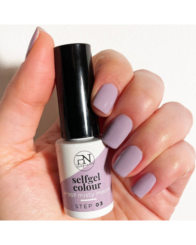 Vernis Semi-Permanent Selfgel 7 Misty Mauve  PN Selfcare 6ml