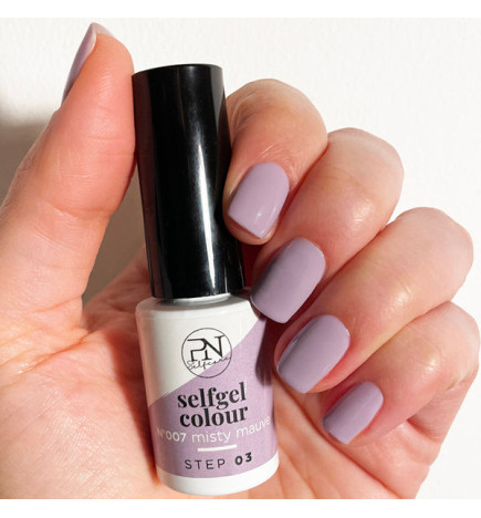Vernis Semi-Permanent Selfgel 7 Misty Mauve PN Selfcare 6ml