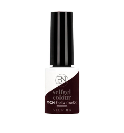 Vernis Semi-Permanent Selfgel 24 Hello Merlot PN Selfcare 6ml