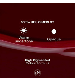 Vernis Semi-Permanent Selfgel 24 Hello Merlot PN Selfcare 6ml