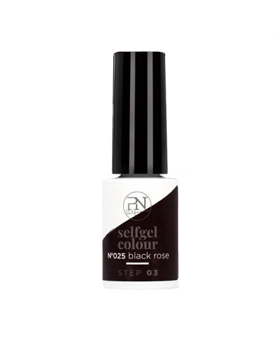 Vernis Semi-Permanent Selfgel 25 Black Rose PN Selfcare 6ml