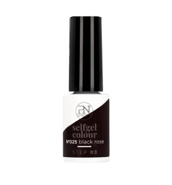 Vernis Semi-Permanent Selfgel 25 Black Rose PN Selfcare 6ml