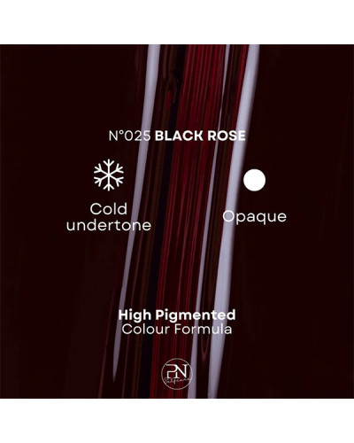 Vernis Semi-Permanent Selfgel 25 Black Rose PN Selfcare 6ml