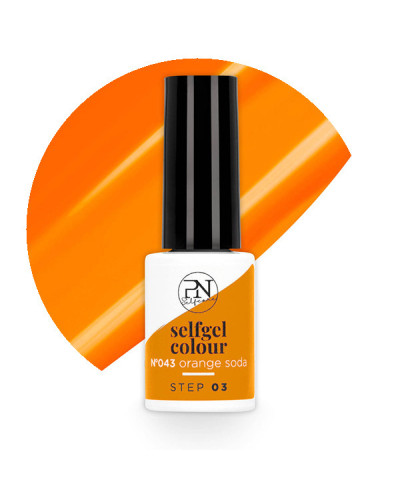 Vernis Semi-Permanent Selfgel 43 Orange Soda PN Selfcare 6ml