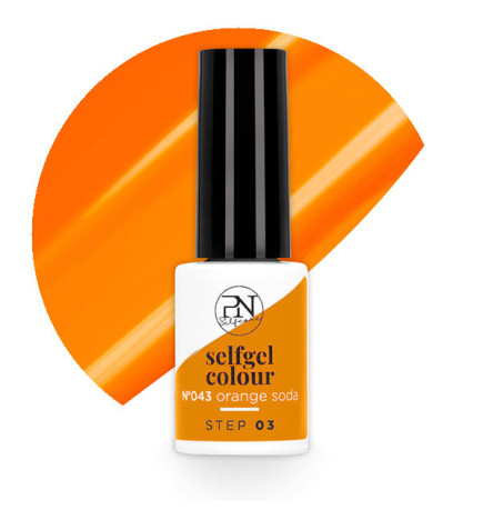 Vernis Semi-Permanent Selfgel 43 Orange Soda PN Selfcare 6ml