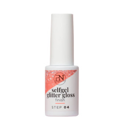 Vernis Semi-Permanent Selfgel Glitter Gloss Finition Paillettes PN Selfcare 6ml