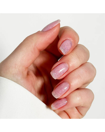 Vernis Semi-Permanent Selfgel Glitter Gloss Finition Paillettes PN Selfcare 6ml