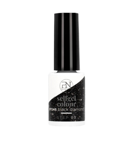 Vernis Semi-Permanent Selfgel 46 Black Diamond PN Selfcare 6ml
