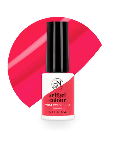 Vernis Semi-Permanent Selfgel 51 Coralicious PN Selfcare 6ml