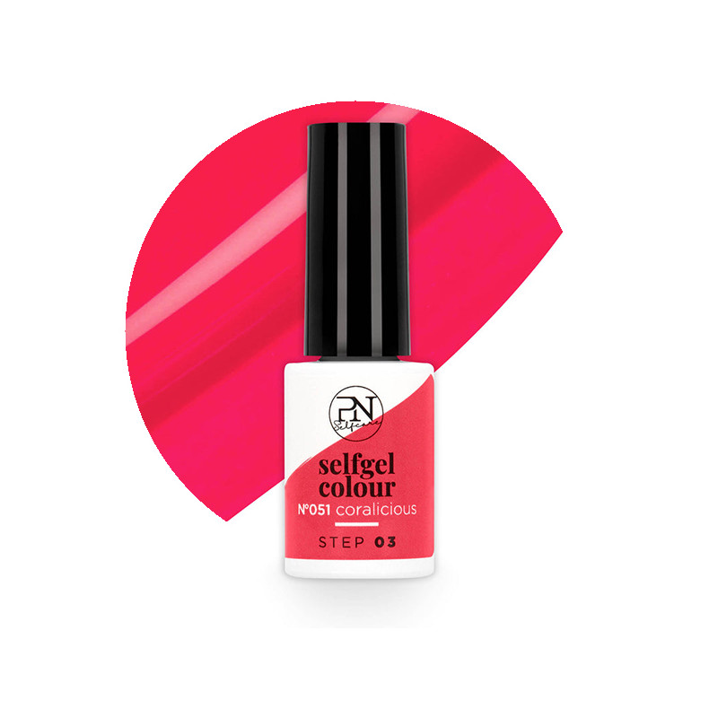 Vernis Semi-Permanent Selfgel 51 Coralicious PN Selfcare 6ml