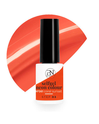 Vernis Semi-Permanent Selfgel 61 Coral Sunset PN Selfcare 6ml