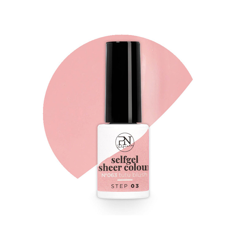 Vernis Semi-Permanent Selfgel 63 Tutu Blush PN Selfcare 6ml