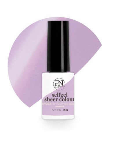 Vernis Semi-Permanent Selfgel 64 Amethyst GloW PN Selfcare 6ml