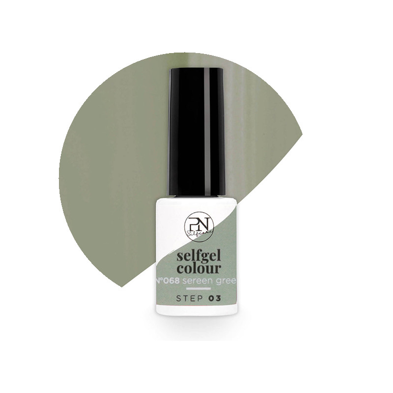 Vernis Semi-Permanent Selfgel 68 Sereen Green PN Selfcare 6ml