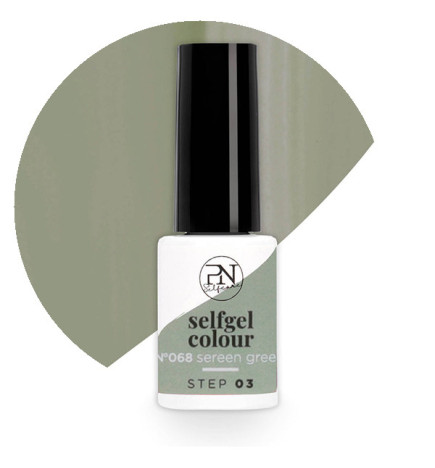 Vernis Semi-Permanent Selfgel 68 Sereen Green PN Selfcare 6ml