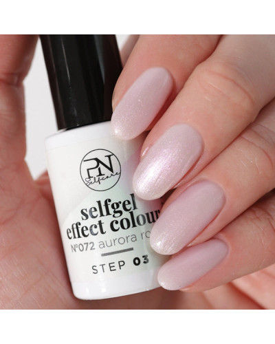 Vernis Semi-Permanent Selfgel 72 Aurora Rose PN Selfcare 6ml