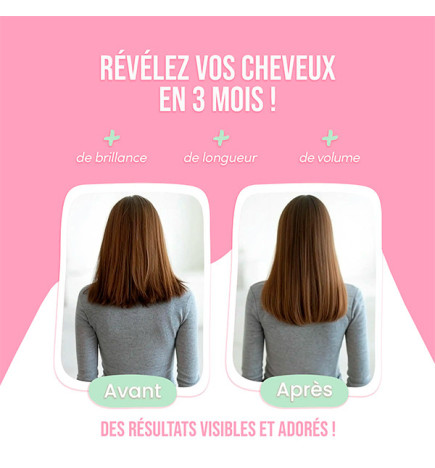Love Gummies Vitamines Cheveux Myriam K Boite de 60