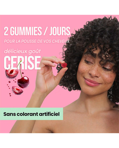 Love Gummies Vitamines Cheveux Myriam K Boite de 60