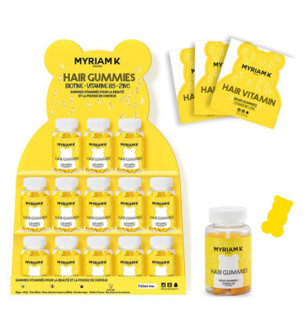 Présentoir Hair Gummies MyriamK X12