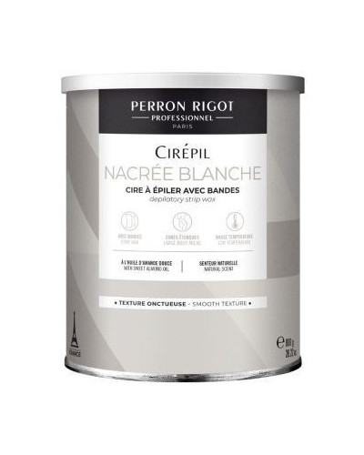 Cire à Épiler Nacrée Blanche Jetable Avec Bandes800g