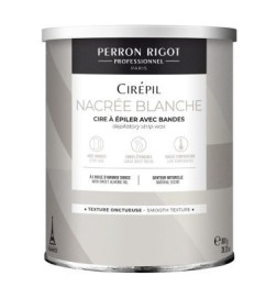 Cire à Épiler Nacrée Blanche Jetable Avec Bandes800g
