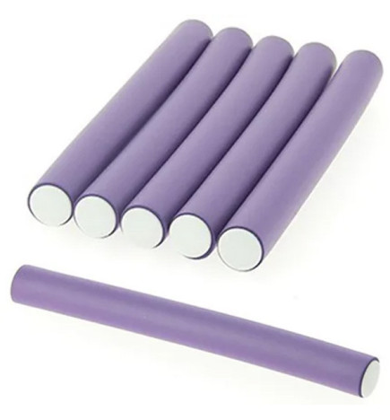 Bigoudis Rol'Mousse Violet New & Beauty Ø21mm