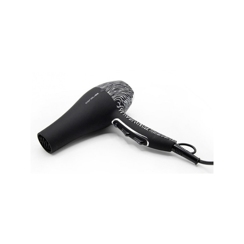 Sèche-cheveux Flow Silver Zebra Soft touch