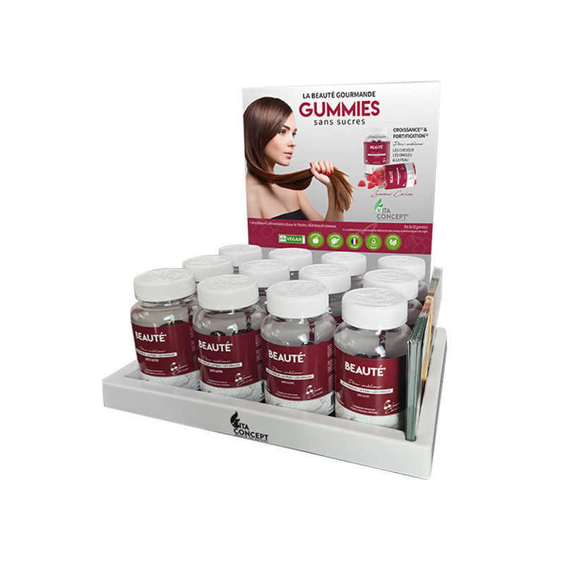 Présentoir Gummies Beauté Sans Sucres Vita Concept x12+1