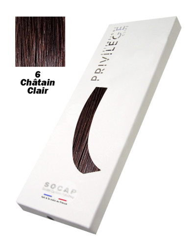 Extensions à Clips 3 Bandes Pack Privilège tête entière N°6