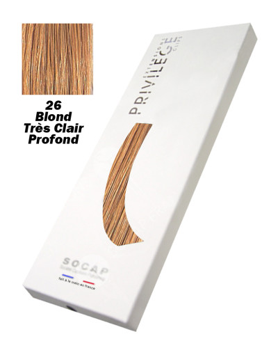 Extensions à Clips 3 Bandes Pack Privilège tête entière N°26