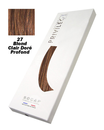 Extensions à Clips 3 Bandes Pack Privilège tête entière N°27