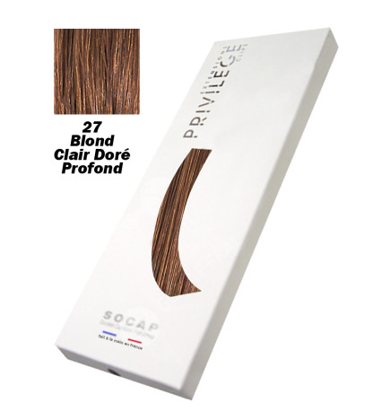 Extensions à Clips 3 Bandes Pack Privilège tête entière N°27