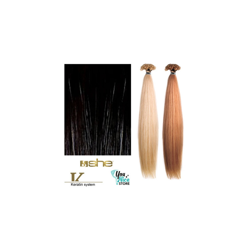 Extensions Naturelles Lisses Kératine System N°1B Extensions Naturelles Lisses Kératine System N°1B