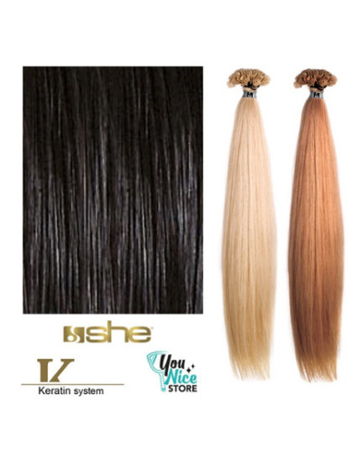 Extensions Naturelles Lisses Kératine System N°2