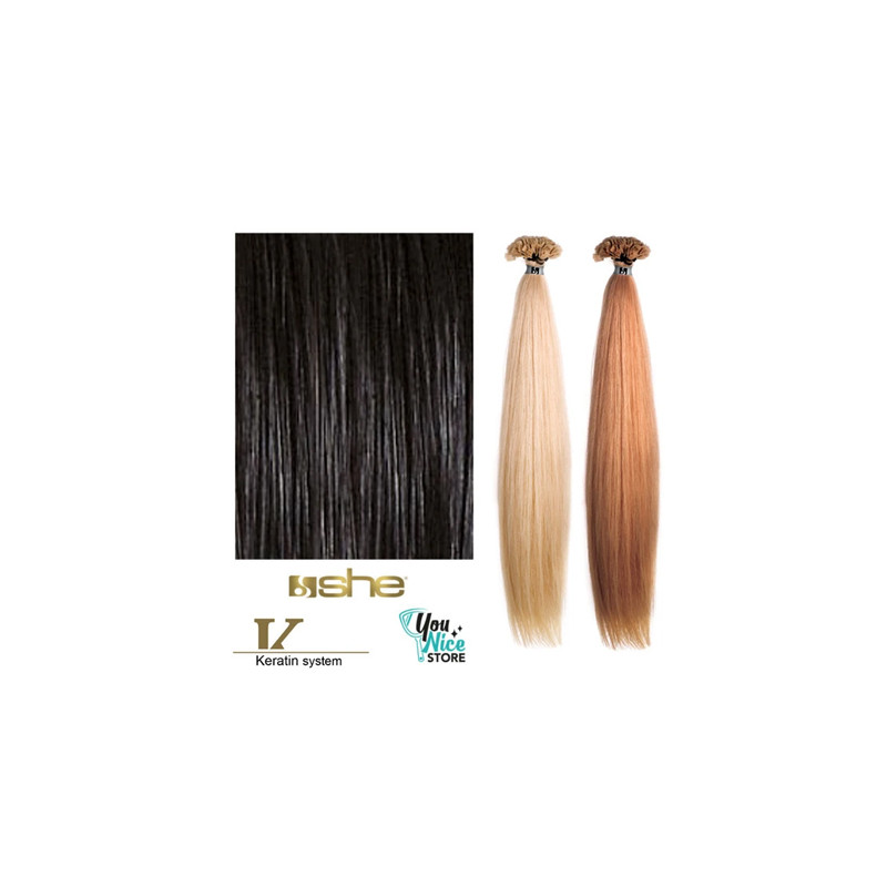 Extensions Naturelles Lisses Kératine System N°2