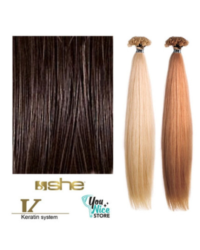 Extensions Naturelles Lisses Kératine System N°4