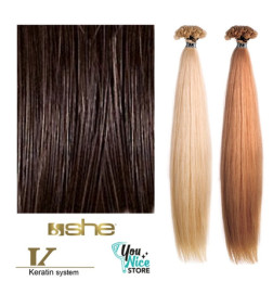Extensions Naturelles Lisses Kératine System N°4